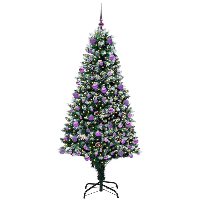 Brad de Crăciun artificial Verde 180 cm PVC și Oțel și Plastic - WALTI WALTI
