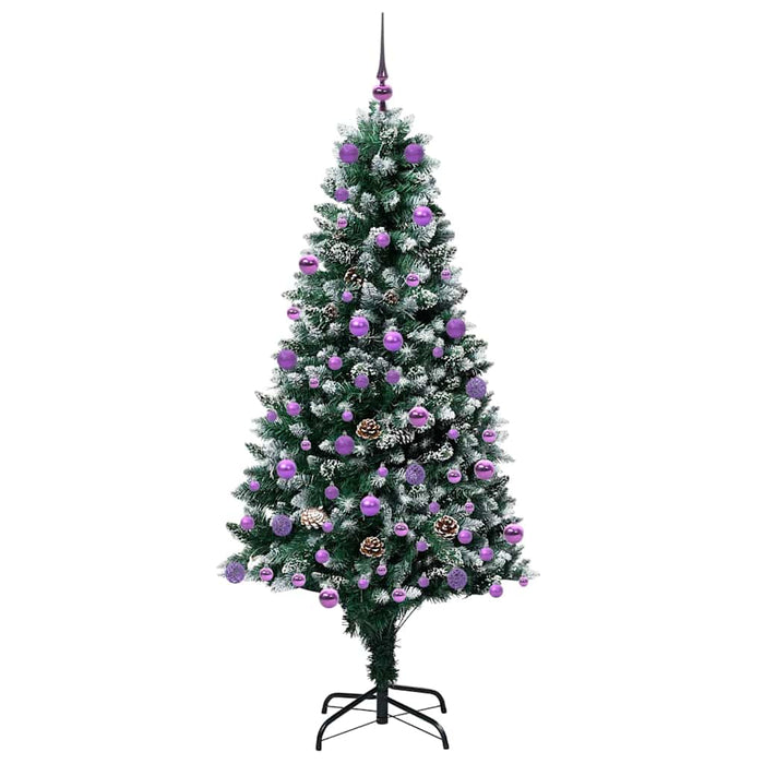 Brad de Crăciun artificial Verde 180 cm PVC și Oțel și Plastic - WALTI WALTI