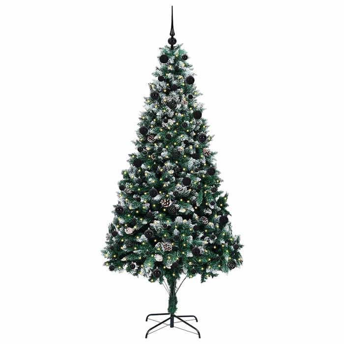 Brad de Crăciun artificial Verde 210 cm PVC și Oțel și Plastic - WALTI WALTI