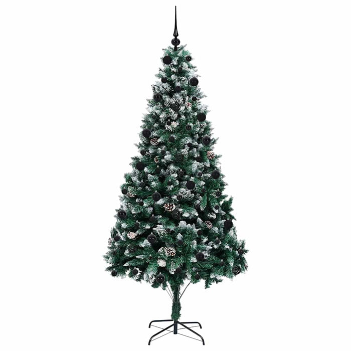 Brad de Crăciun artificial Verde 210 cm PVC și Oțel și Plastic - WALTI WALTI