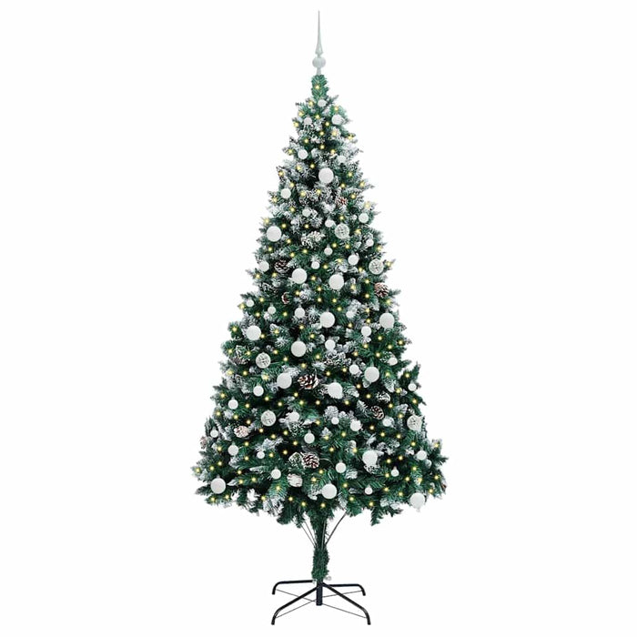 Brad de Crăciun artificial Verde 210 cm PVC și Oțel și Plastic - WALTI WALTI