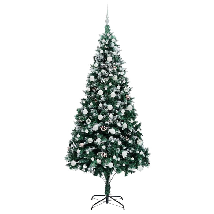 Brad de Crăciun artificial Verde 210 cm PVC și Oțel și Plastic - WALTI WALTI