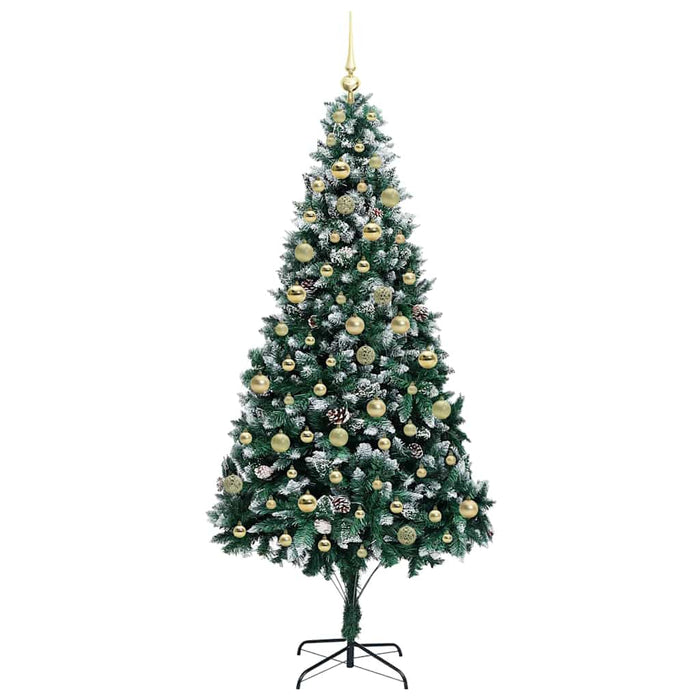 Brad de Crăciun artificial Verde 210 cm PVC și oțel și plastic WALTI