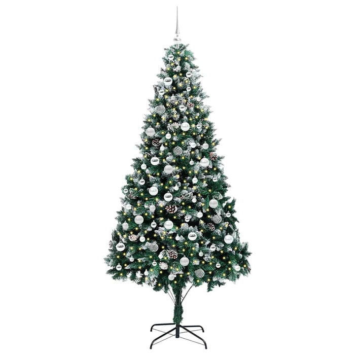 Brad de Crăciun artificial Verde 210 cm PVC și Oțel și Plastic - WALTI WALTI