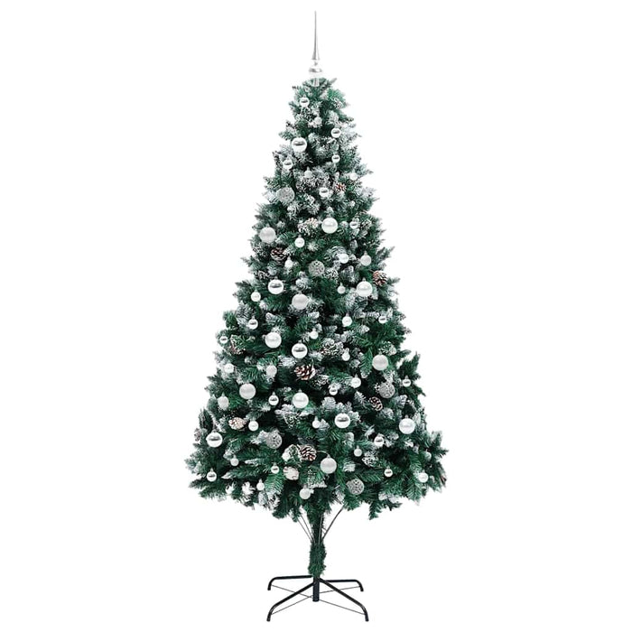 Brad de Crăciun artificial Verde 210 cm PVC și Oțel și Plastic - WALTI WALTI