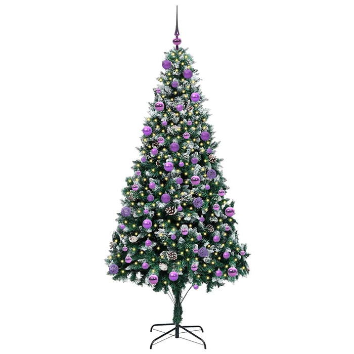Brad de Crăciun artificial Verde 210 cm PVC și Oțel și Plastic - WALTI WALTI