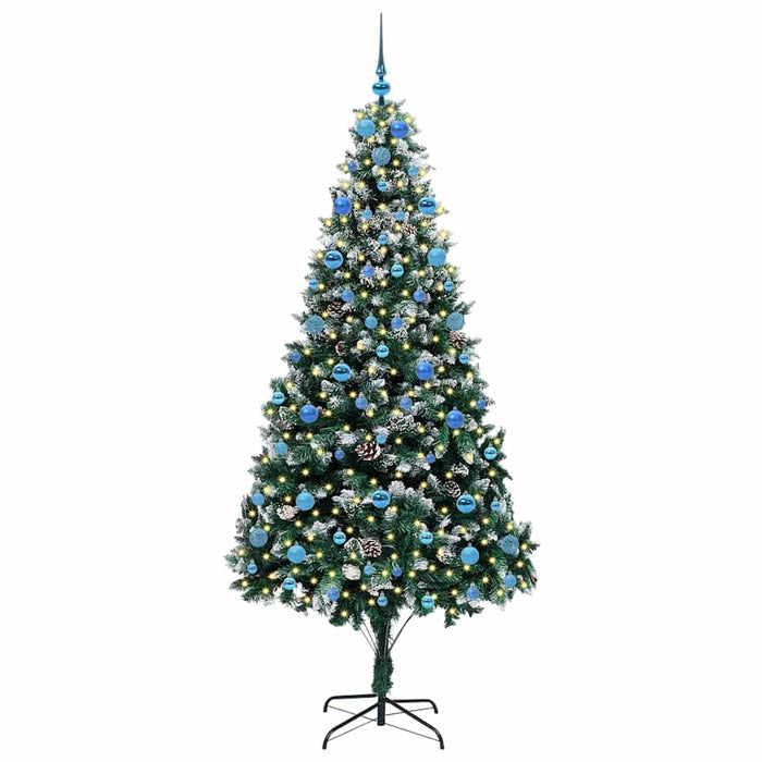 Brad de Crăciun artificial Verde 210 cm PVC și Oțel și Plastic - WALTI WALTI