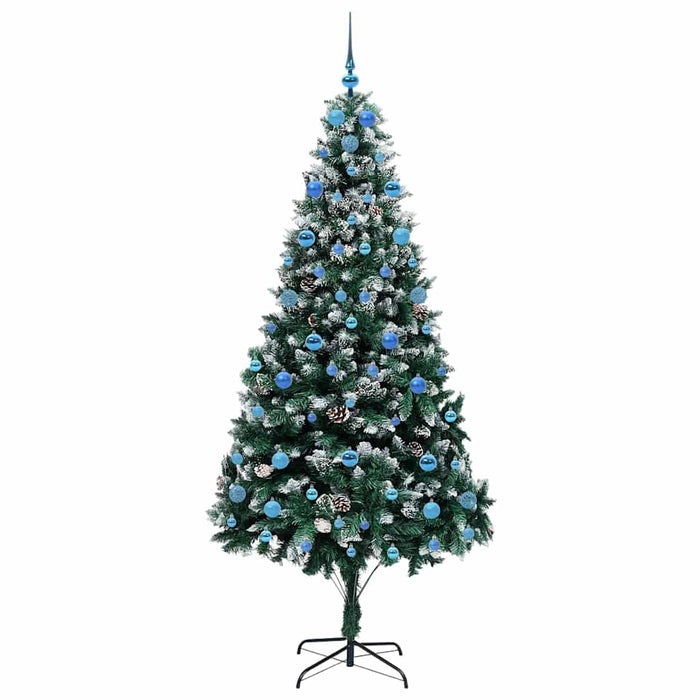 Brad de Crăciun artificial Verde 210 cm PVC și Oțel și Plastic - WALTI WALTI