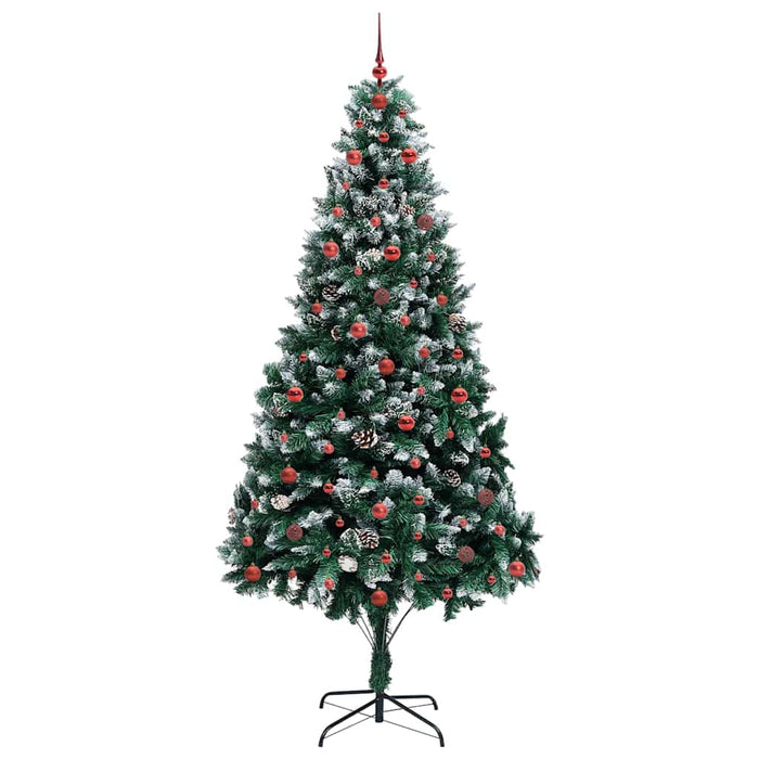 Brad de Crăciun artificial Verde 240 cm PVC și Oțel și Plastic - WALTI WALTI