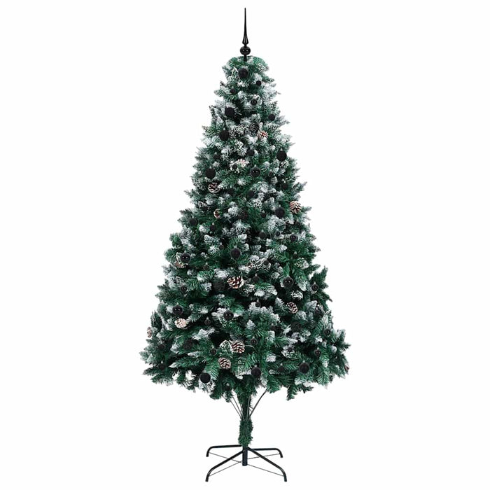 Brad de Crăciun artificial Verde 240 cm PVC și Oțel și Plastic - WALTI WALTI