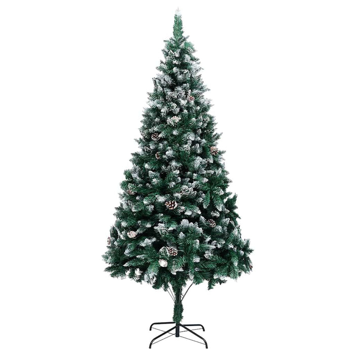 Brad de Crăciun artificial Verde 240 cm PVC și Oțel și Plastic - WALTI WALTI