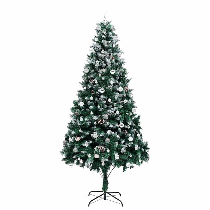 Brad de Crăciun artificial Verde 240 cm PVC și Oțel și Plastic - WALTI WALTI