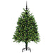 Brad de Crăciun cu 150 LED cu suport Verde 120 cm PE - WALTI WALTI