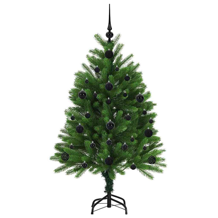 Brad de Crăciun cu 150 LED cu suport Verde 120 cm PE - WALTI WALTI