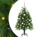 Brad de Crăciun cu 150 LED cu suport Verde 120 cm PE - WALTI WALTI