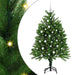 Brad de Crăciun cu 150 LED cu suport Verde 120 cm PE - WALTI WALTI