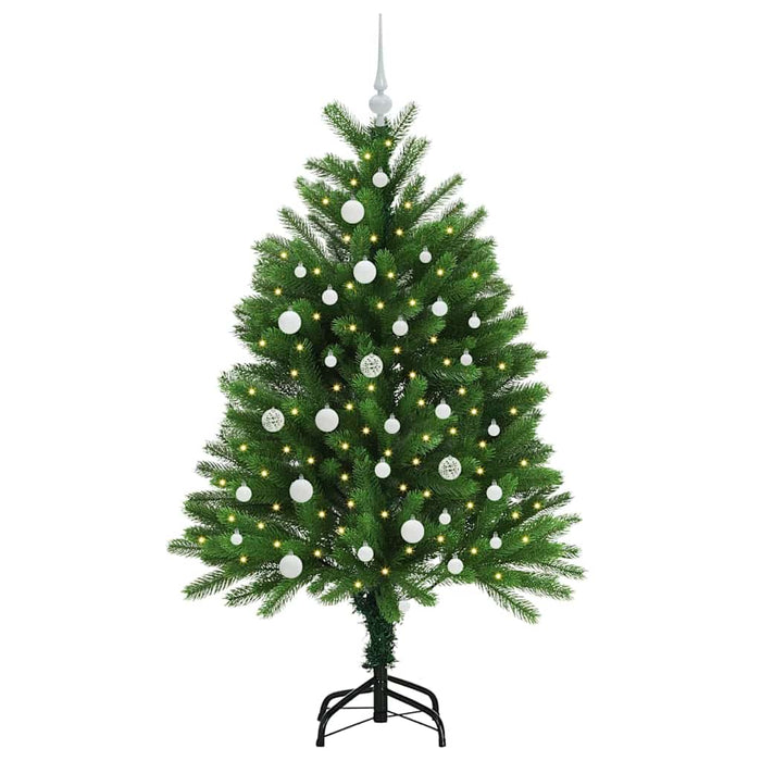 Brad de Crăciun cu 150 LED cu suport Verde 120 cm PE - WALTI WALTI