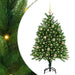 Brad de Crăciun cu 150 LED cu suport Verde 120 cm PE - WALTI WALTI