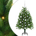 Brad de Crăciun cu 150 LED cu suport Verde 120 cm PE - WALTI WALTI