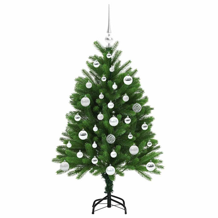 Brad de Crăciun cu 150 LED cu suport Verde 120 cm PE - WALTI WALTI