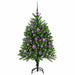 Brad de Crăciun cu 150 LED cu suport Verde 120 cm PE - WALTI WALTI