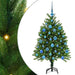 Brad de Crăciun cu 150 LED cu suport Verde 120 cm PE - WALTI WALTI