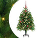 Brad de Crăciun cu 150 LED cu suport Verde 120 cm PE - WALTI WALTI