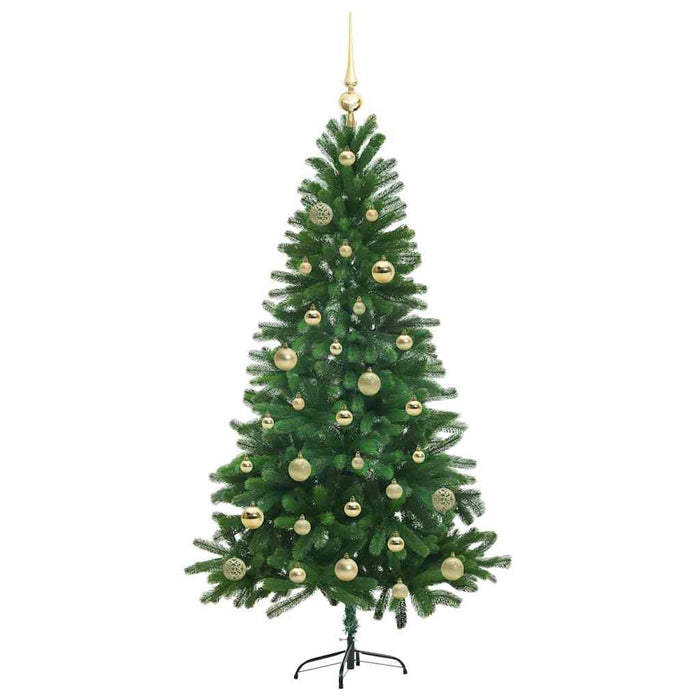 Brad de Crăciun cu 150 LED cu suport Verde 150 cm PE - WALTI WALTI