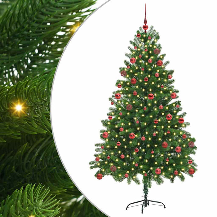 Brad de Crăciun cu 300 LED cu suport Verde 180 cm PE - WALTI WALTI