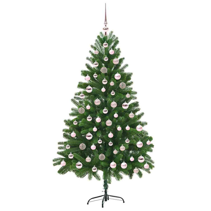 Brad de Crăciun cu 300 LED cu suport Verde 180 cm PE - WALTI WALTI