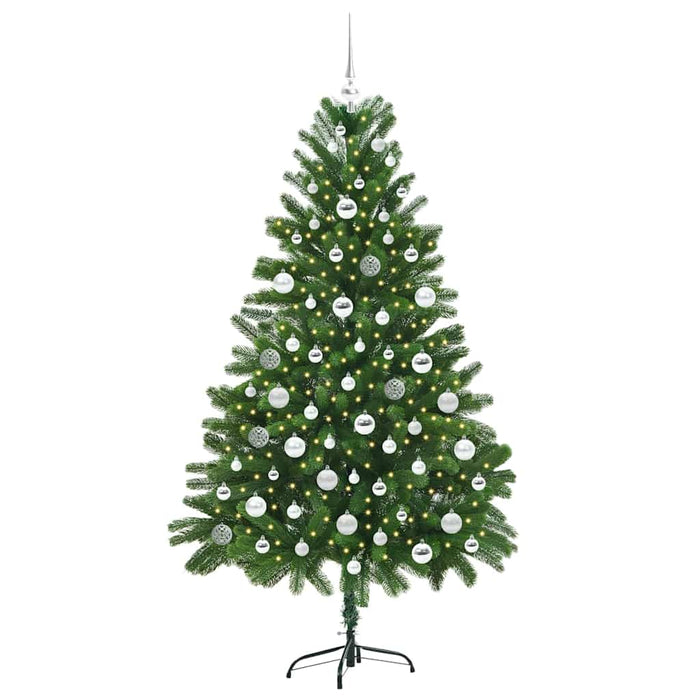 Brad de Crăciun cu 300 LED cu suport Verde 180 cm PE - WALTI WALTI