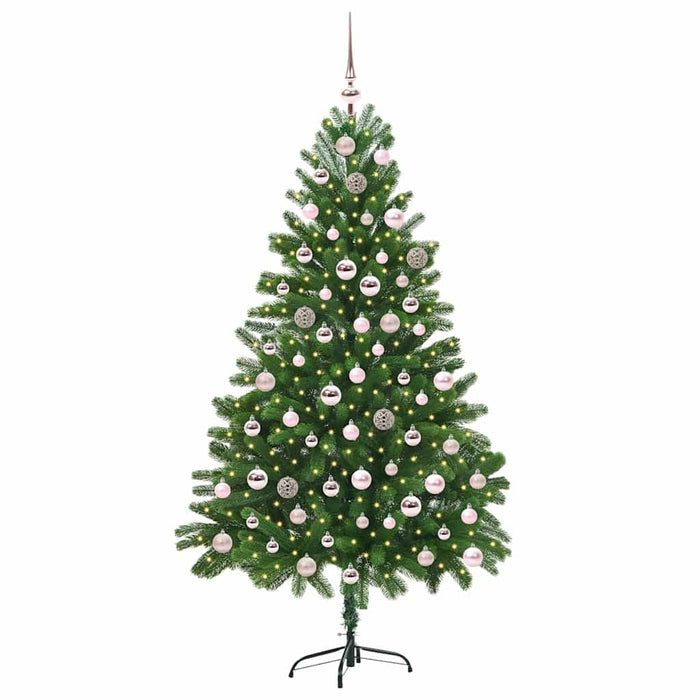 Brad de Crăciun cu 300 LED cu suport Verde 210 cm PE - WALTI WALTI
