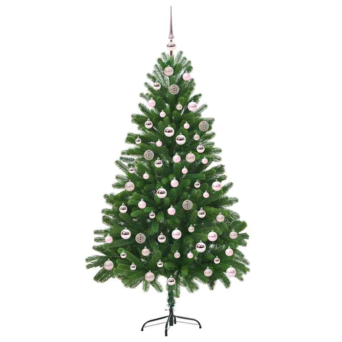 Brad de Crăciun cu 300 LED cu suport Verde 210 cm PE - WALTI WALTI
