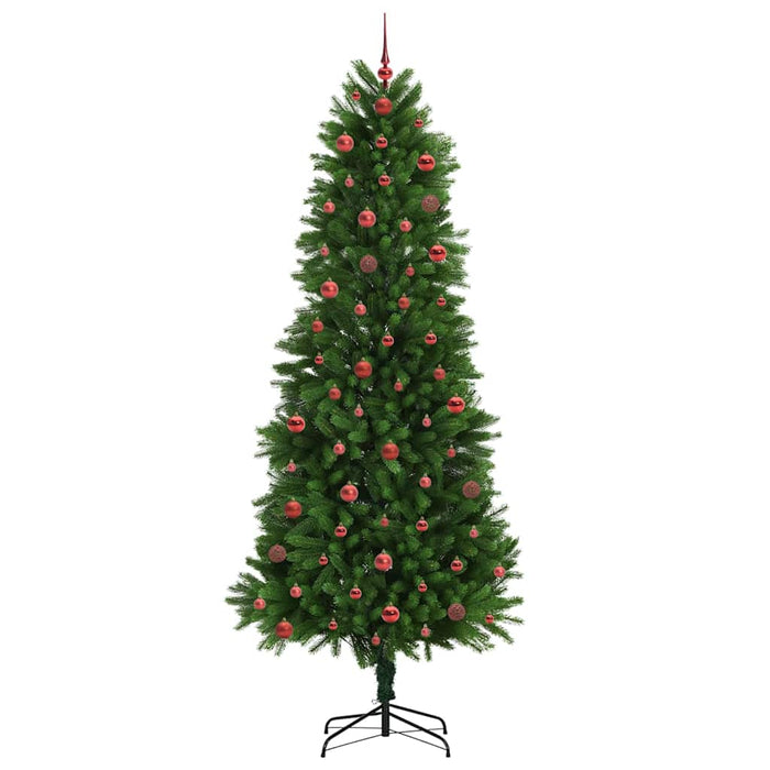 Brad de Crăciun cu 300 LED cu suport Verde 240 cm PE - WALTI WALTI