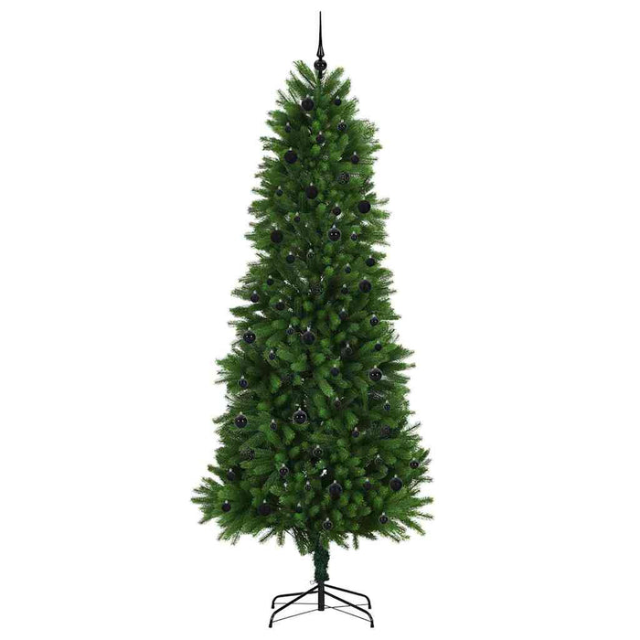 Brad de Crăciun cu 300 LED cu suport Verde 240 cm PE - WALTI WALTI