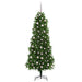 Brad de Crăciun cu 300 LED cu suport Verde 240 cm PE - WALTI WALTI