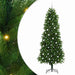 Brad de Crăciun cu 300 LED cu suport Verde 240 cm PE - WALTI WALTI
