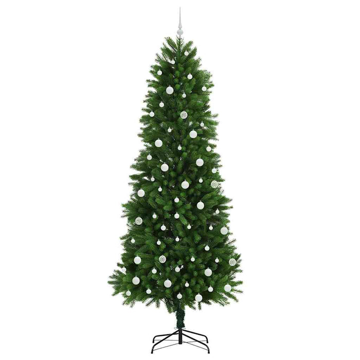 Brad de Crăciun cu 300 LED cu suport Verde 240 cm PE - WALTI WALTI