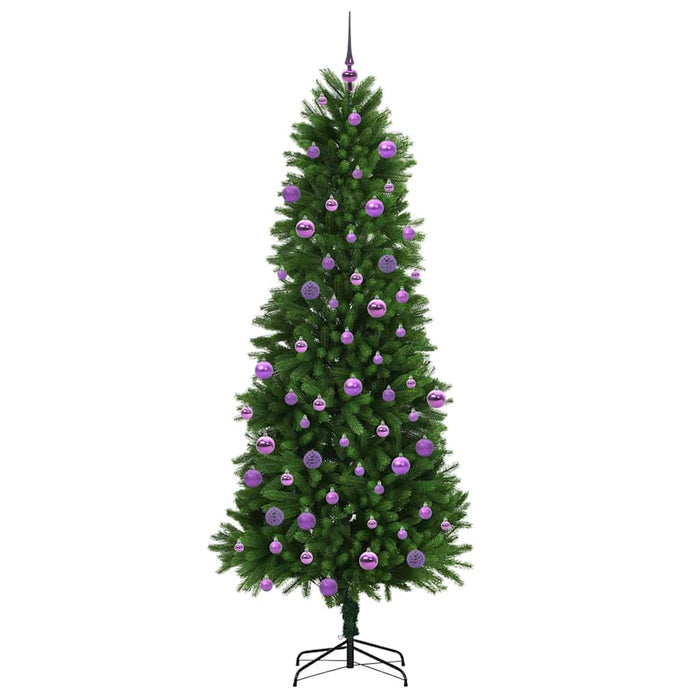 Brad de Crăciun cu 300 LED cu suport Verde 240 cm PE - WALTI WALTI