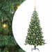 Brad de Crăciun cu 150 LED cu suport Verde 120 cm PVC - WALTI WALTI