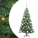 Brad de Crăciun cu 150 LED cu suport Verde 120 cm PVC - WALTI WALTI