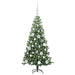 Brad de Crăciun cu 150 LED cu suport Verde 120 cm PVC - WALTI WALTI