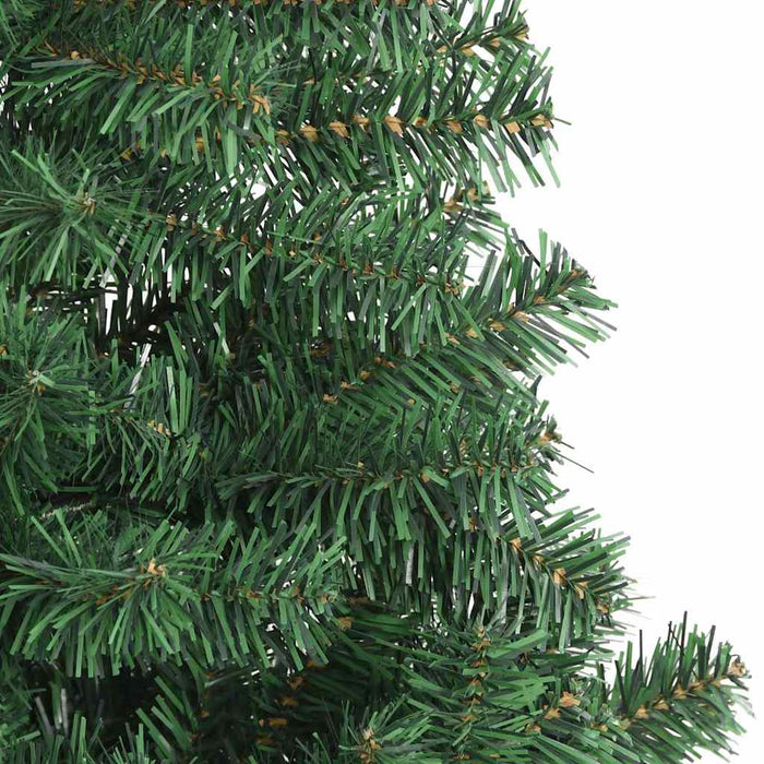 Brad de Crăciun cu 150 LED cu suport Verde 120 cm PVC - WALTI WALTI