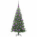 Brad de Crăciun cu 150 LED cu suport Verde 120 cm PVC - WALTI WALTI