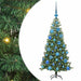 Brad de Crăciun cu 150 LED cu suport Verde 120 cm PVC - WALTI WALTI