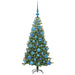 Brad de Crăciun cu 150 LED cu suport Verde 120 cm PVC - WALTI WALTI
