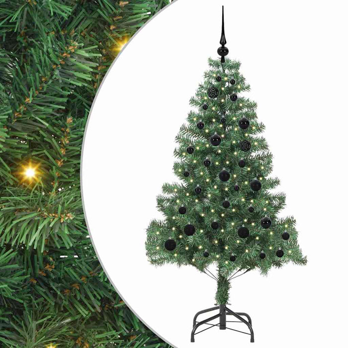 Brad de Crăciun cu 150 LED cu suport Verde 150 cm PVC - WALTI WALTI