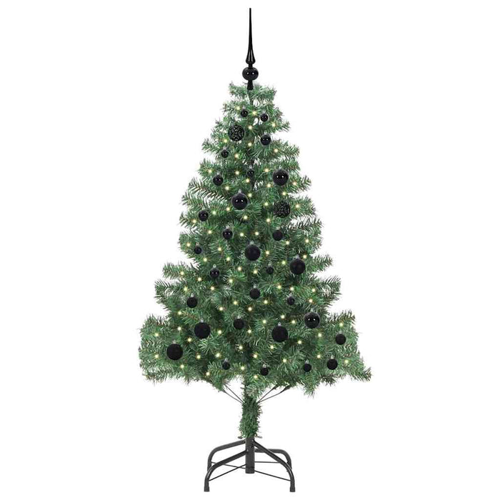Brad de Crăciun cu 150 LED cu suport Verde 150 cm PVC - WALTI WALTI