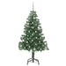 Brad de Crăciun cu 150 LED cu suport Verde 150 cm PVC - WALTI WALTI