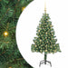 Brad de Crăciun cu 150 LED cu suport Verde 150 cm PVC - WALTI WALTI